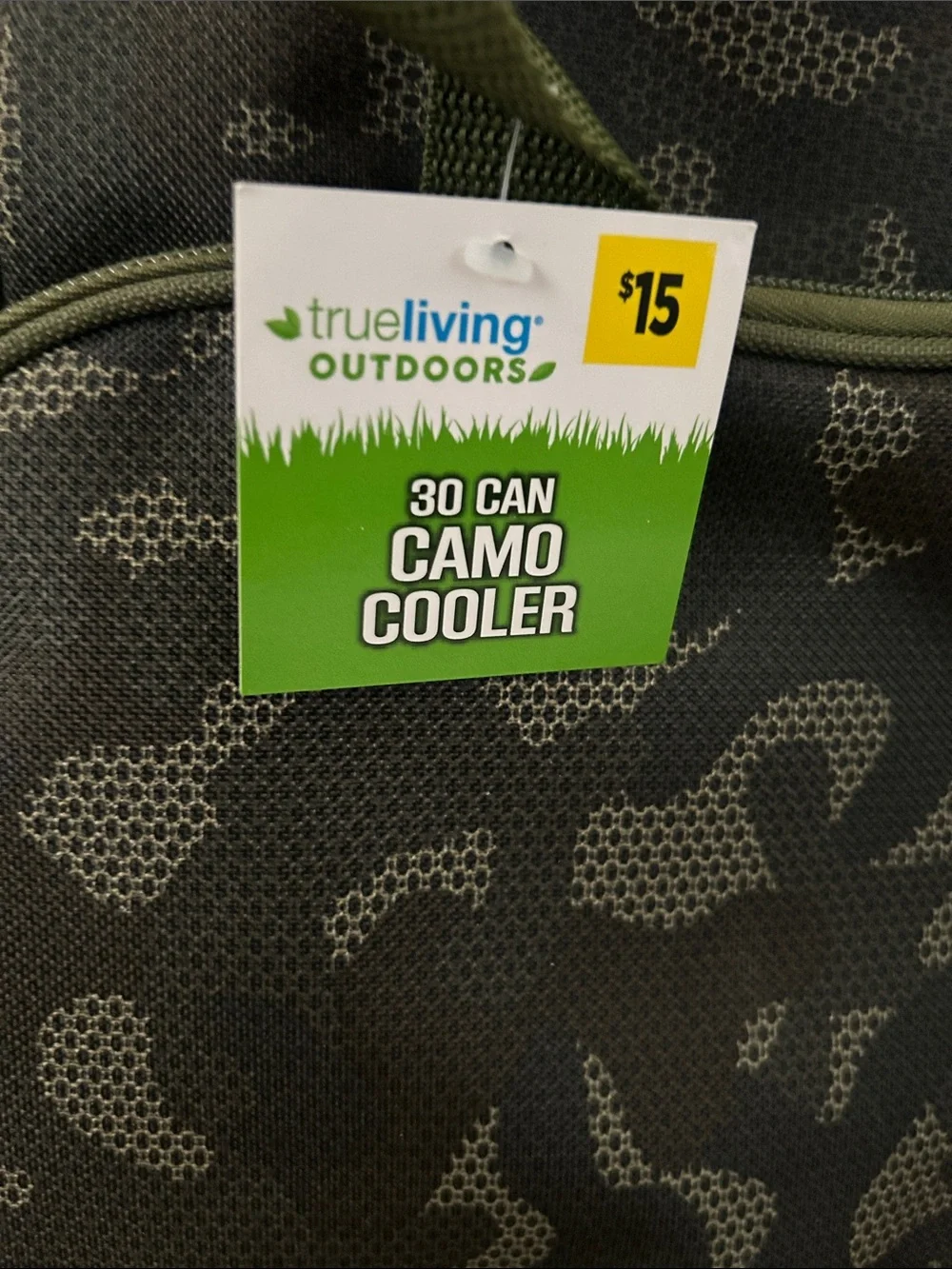 Camo 30-Can Cooler Bag - Olive Green